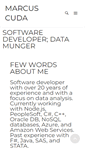 Mobile Screenshot of marcuscuda.com